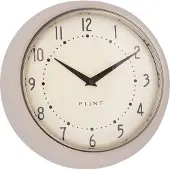 Plint Retro Wandklok Creme|Maat: