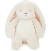 Bunnies By The Bay Nibble konijn - Knuffeldier - Geborduurde details - 30 cm - Creme