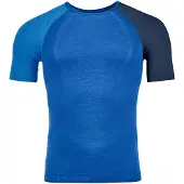 Ortovox - 120 Comp Light Short Sleeve - Merino-ondergoed M, zwart/grijs