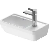 Duravit Fontein d-neo inbouw met kraanvlak 1 kraangat 40 cm hoogglans wit