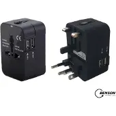 Benson Universele Reisstekker - 2 USB Poorten