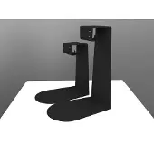 STEELLISH Kandelaar Mano Zwart