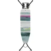 Brabantia Strijkplank Morning Breeze 110x30cm Zwart zwart Metaal