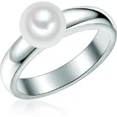 Valero Pearls Ring zilver / wit