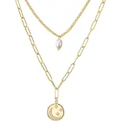 Valero Pearls Ketting goudgeel / parelwit