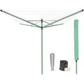 Brabantia Lift-O-Matic droogmolen 50 meter + beschermhoes + wasknijpertasje + wasknijpers