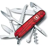 Victorinox Huntsman transparant rood 1.3713.T Zwitsers zakmes