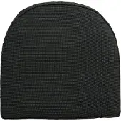 Madison Wickerkussen York Rib Black (48 x 48 cm)