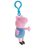 Nickelodeon sleutelhanger Peppa Pig pluche blauw 17 cm