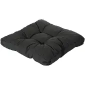 Madison Loungekussen Zit Florance Rib Black (60 x 60 cm)