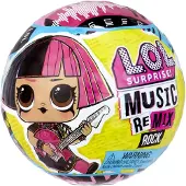 L.O.L. Surprise! Remix Rock Dolls Lil Sisters with 7 Surprises Including Instrument - Collectible Toy Gift for Kids Girls and Boys Ages 4 5 6 7+ Year