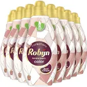 Robijn Klein & Krachtig Rosé Chique Vloeibaar Wasmiddel - 8 x 19 wasbeurten - Voordeelverpakking
