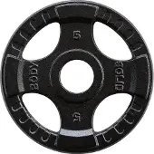 Body-solid Olympische Gietijzeren Halterschijf - 5 kg
