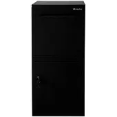 Logixbox Pakketbrievenbus Logixbox Frontbox Uni Inbouw incl. frame - zwart