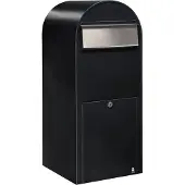 Bobi Brievenbus Jumbo st9005 i Struktuurzwart