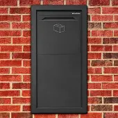Logixbox Pakketbrievenbus Logixbox Frontbox-Inbouw achteruitname incl. frame - grijs