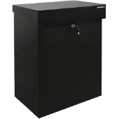 Logixbox Topbox-XL-pakketkast-wandmontage-Stardust Black