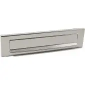 Hardbrass Mariani Briefplaat Ellen Pvd Glans Nikkel 330x79mm