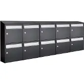 Allux Flow Set 5-Breed, 2-Hoog Met Dak Zwart - 40040070_5x2d