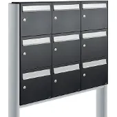 Allux Flow Set 3-Breed, 3-Hoog Op Statief Zwart - 40040070_3x3s