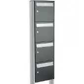 Allux Flow Set 4-Hoog Op Statief Antraciet - 40040065_1x4s