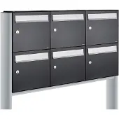 Allux Flow Set 3-Breed, 2-Hoog Op Statief Zwart - 40040070_3x2s