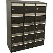 Stoer! Brickset 3-Breed, 5-Hoog Met Dak Zwart - 40215070_3x5d