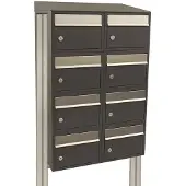 Stoer! Brickset 2-Breed, 4-Hoog Met Dak Op Statief Antraciet - 40215065_2x4ds