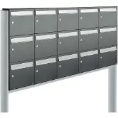Allux Flow Set 5-Breed, 3-Hoog Op Statief Antraciet - 40040065_5x3s