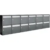 Allux Flow Set 6-Breed, 2-Hoog Antraciet - 40040065_6x2