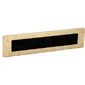 Hardbrass Mariani Tochtwering Tochtborstel T.B.V. Ellen Getrommeld 330X79MM