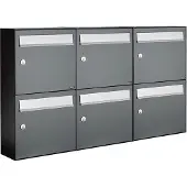 Allux Flow Set 3-Breed, 2-Hoog Antraciet - 40040065_3x2