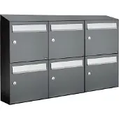 Allux Flow Set 3-Breed, 2-Hoog Met Dak Antraciet - 40040065_3x2d