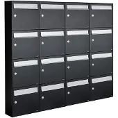 Allux Flow Set 4-Breed, 4-Hoog Zwart - 40040070_4x4