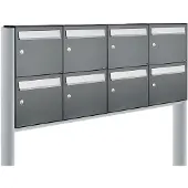 Allux Flow Set 4-Breed, 2-Hoog Op Statief Antraciet - 40040065_4x2s