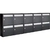 Allux Flow Set 5-Breed, 2-Hoog Zwart - 40040070_5x2
