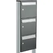 Allux Flow Set 3-Hoog Op Statief Antraciet - 40040065_1x3s