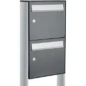 Allux Flow Set 2-Hoog Op Statief Antraciet - 40040065_1x2s