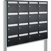 Allux Flow Set 4-Breed, 4-Hoog Op Statief Zwart - 40040070_4x4s