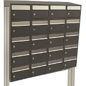 Stoer! Brickset 4-Breed, 5-Hoog Met Dak Op Statief Antraciet - 40215065_4x5ds
