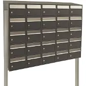 Stoer! Brickset 5-Breed, 5-Hoog Met Dak Op Statief Antraciet - 40215065_5x5ds