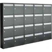 Allux Flow Set 5-Breed, 4-Hoog Antraciet - 40040065_5x4