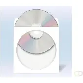 Herma 1141 CD/DVD-hoesjes van papier wit met zelfklevend 1000 st.