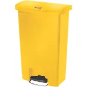 Probbax Pedaalemmer Slim Jim, kunststof, volume 50 liter, geel