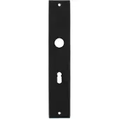 Intersteel Langschild renovatie rechthoekig sleutelgat 72mm - mat zwart