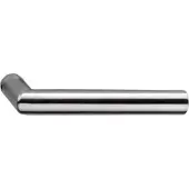 Intersteel enkele deurklink rechte Jura Ø19mm rvs