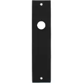 Intersteel Kortschild rechthoekig blind - mat zwart