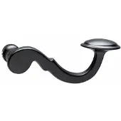 Intersteel Deurkruk Posthoorn - mat zwart