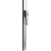 P & E P+E Veiligheidsespagnolet voor deuren afsluitbaar SKG2 250cm linksdraaiend - aluminiumgrijs F1