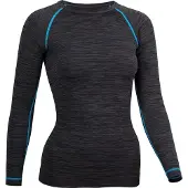Avento Baselayer Women Thermoshirt Superior Zwart/Aqua-Maat 44